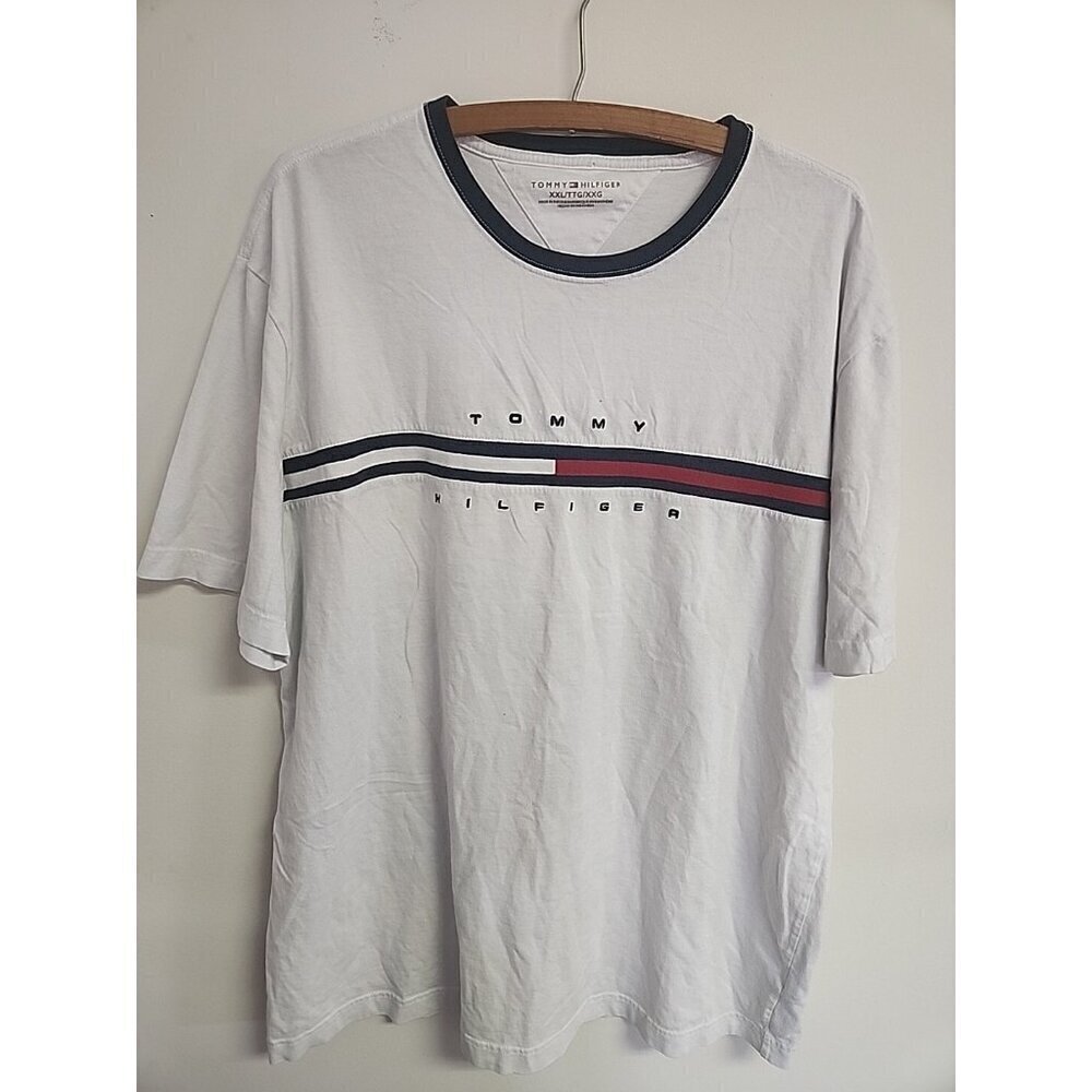 Tommy Hilfiger T shirt Classic Logo Spellout men Size 2XL